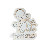 Plachetă din Lemn „Save the Date”