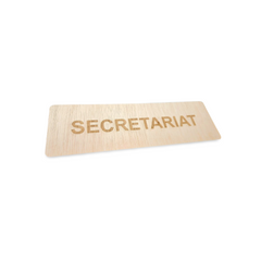 Plăcuță Personalizată din Lemn pentru Birou – 30x10 cm
