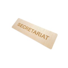 Plăcuță Personalizată din Lemn pentru Birou – 30x10 cm