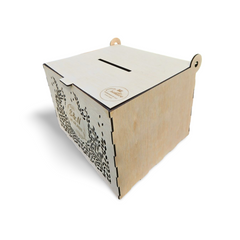 Cutie dar de nuntă - Model Frunze 4