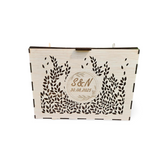 Cutie dar de nuntă - Model Frunze 4