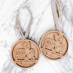 Globuri de Crăciun Personalizate – “Grupa Albinuțelor 2025” 🐝✨