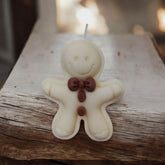 Lumânare de Crăciun – Omulet de Turtă Dulce 🍪🕯️