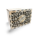 Cutie dar de nuntă - model vegetal