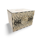 Cutie dar de nuntă - model geometric