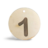 Breloc Personalizat din Lemn pentru Cheie de Hotel – cu Siglă și Număr Cameră