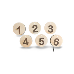 Breloc Personalizat din Lemn pentru Cheie de Hotel – cu Siglă și Număr Cameră