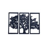 Tablou decorativ din lemn – „Copacul Vieții” (3 piese)