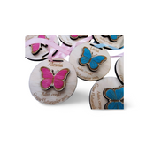 Medalie Personalizată din Lemn – Grupa Fluturașilor 🦋