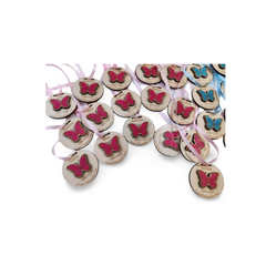 Medalie Personalizată din Lemn – Grupa Fluturașilor 🦋