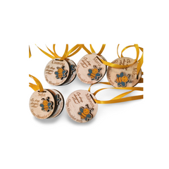 Medalie Personalizată din Lemn – Grupa Albinuțelor 🐝