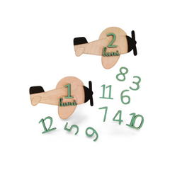 Set Etape Lunare din Lemn – „Avionul Meu Mic”