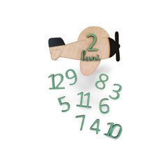 Set Etape Lunare din Lemn – „Avionul Meu Mic”