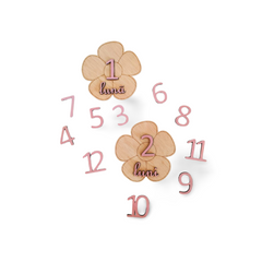 Set Etape Lunare din Lemn – „Floare de Copilărie”