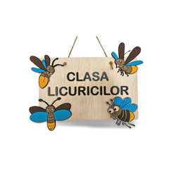 Plachetă Personalizată din Lemn pentru Grupa de Grădiniță