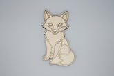 Tăviță senzorială din lemn – model vulpe🦊