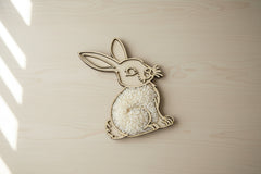 Tăviță senzorială din lemn – Iepuraș🐰