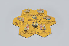 Regulile Grupei Albinutelor – Set educativ din lemn 🐝💛