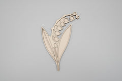 Tăviță senzorială din lemn – Lăcrămioară