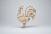 Tăviță senzorială din lemn – Cocoș🐓