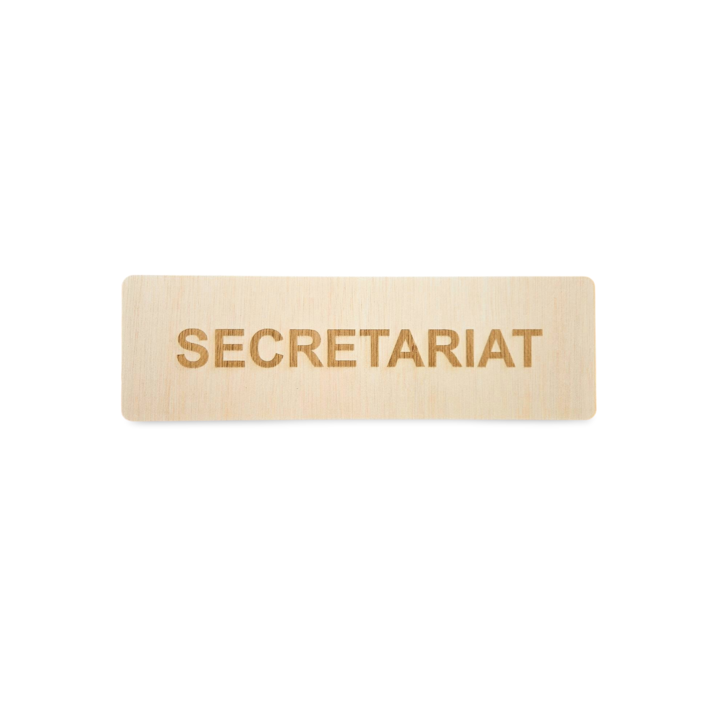 Plăcuță Personalizată din Lemn pentru Birou – 30x10 cm
