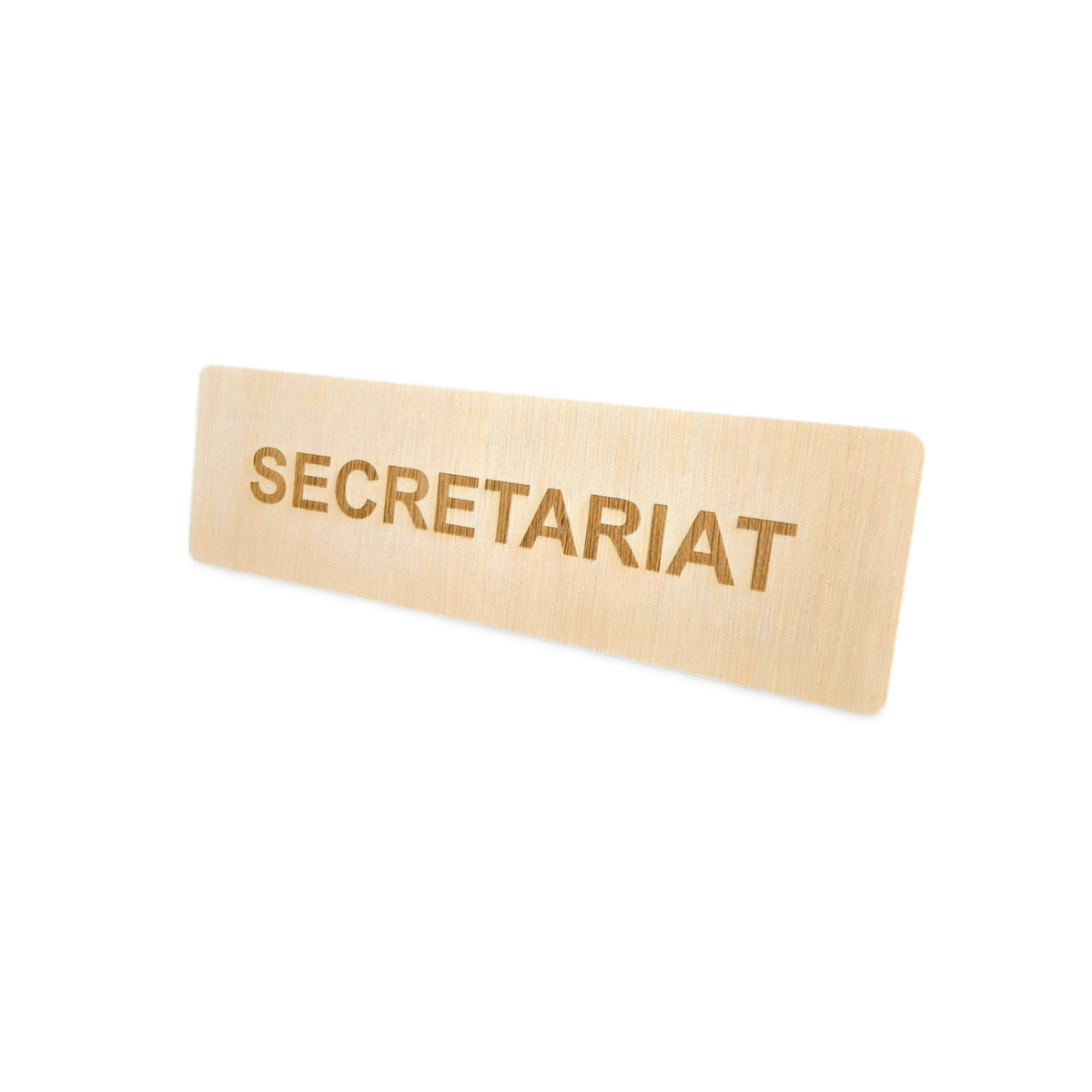 Plăcuță Personalizată din Lemn pentru Birou – 30x10 cm