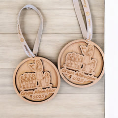 Globuri de Crăciun Personalizate – “Grupa Albinuțelor 2025” 🐝✨