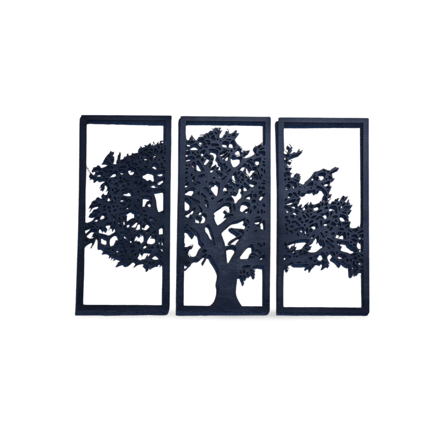 Tablou decorativ din lemn – „Copacul Vieții” (3 piese)