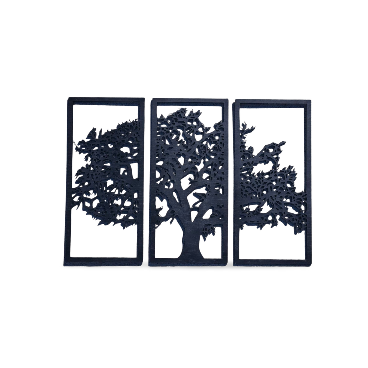 Tablou decorativ din lemn – „Copacul Vieții” (3 piese)