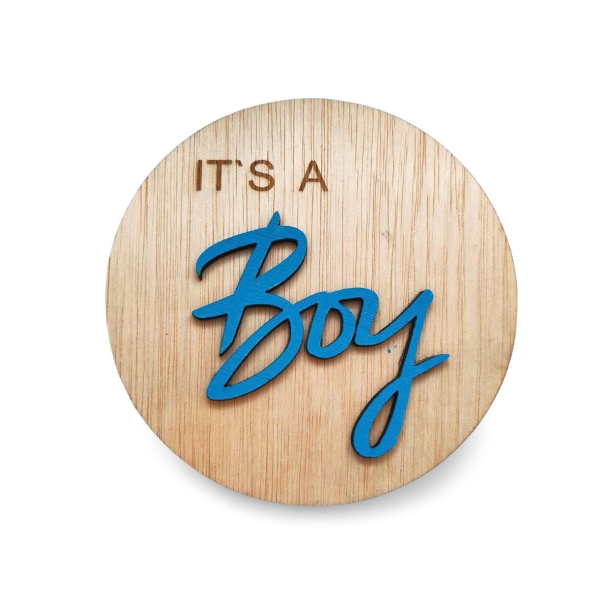 Plachetă din Lemn „It’s a Boy”