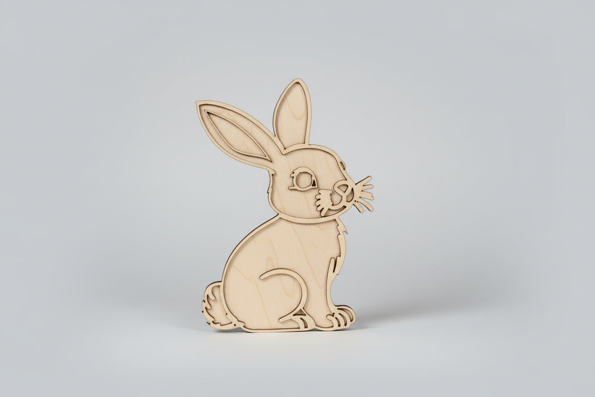 Tăviță senzorială din lemn – Iepuraș🐰