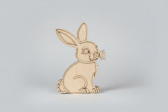 Tăviță senzorială din lemn – Iepuraș🐰