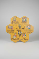 Regulile Grupei Albinutelor – Set educativ din lemn 🐝💛