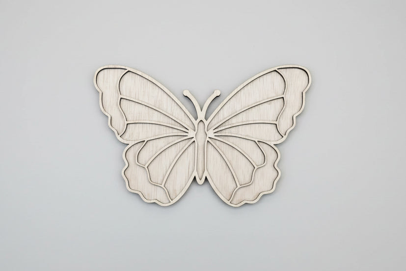 Tăviță senzorială din lemn – Fluture🦋