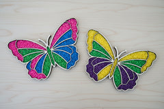 Tăviță senzorială din lemn – Fluture🦋