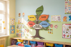 Copacul Valorilor – Decor educativ din lemn🌿