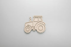 Tăviță senzorială din lemn – Tractor